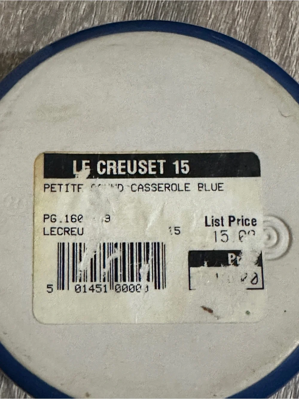 Le Creuset durable blue